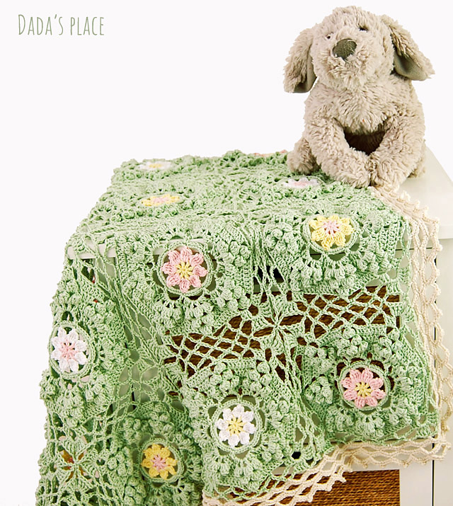 How to be a wildflower blanket free crochet pattern by dadas place