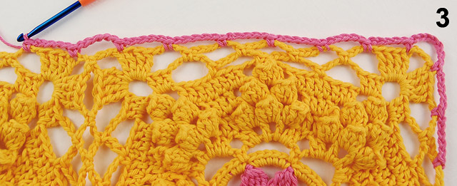 Free crochet border tutorial by dadas place 2