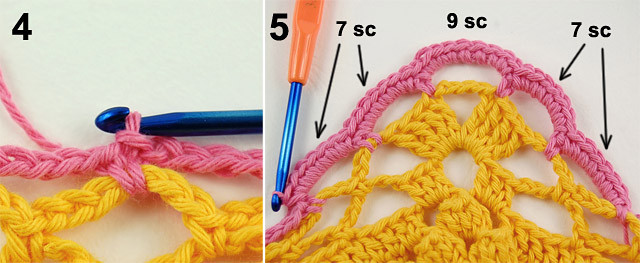 Free crochet border tutorial by dadas place 3