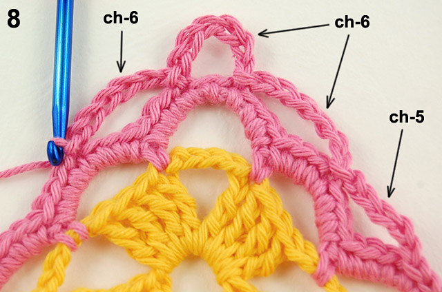 Free crochet border tutorial by dadas place 5