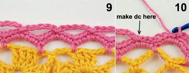 Free crochet border tutorial by dadas place 6