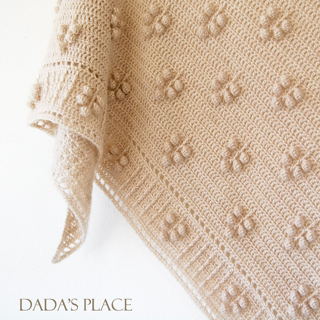 Weldy crochet shawl pattern by dadasplace