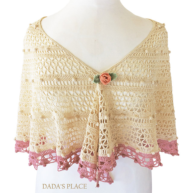 Lelia Shawl crochet pattern by dadas place 5