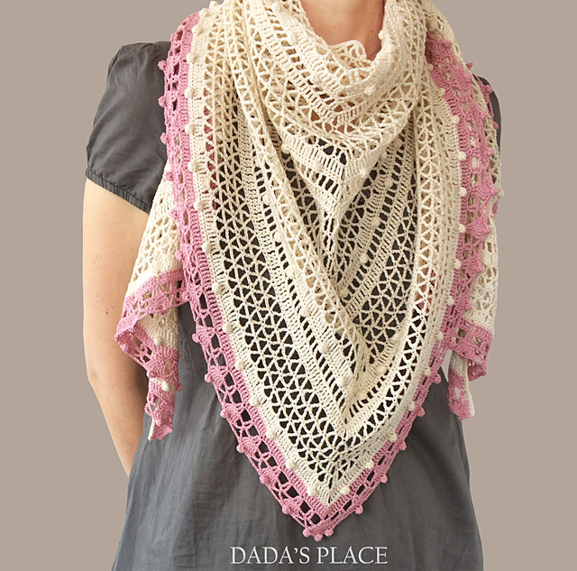 Lelia Shawl crochet pattern by dadas place 6