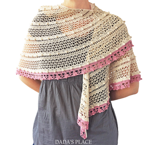 Lelia Shawl crochet pattern by dadas place 7
