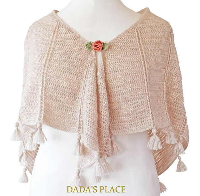 Al Amal crochet shawl pattern by dadas place 3