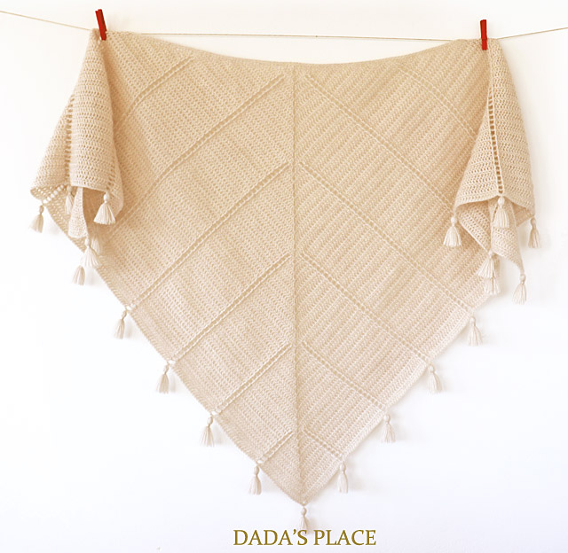 Al Amal crochet shawl pattern by dadas place 7