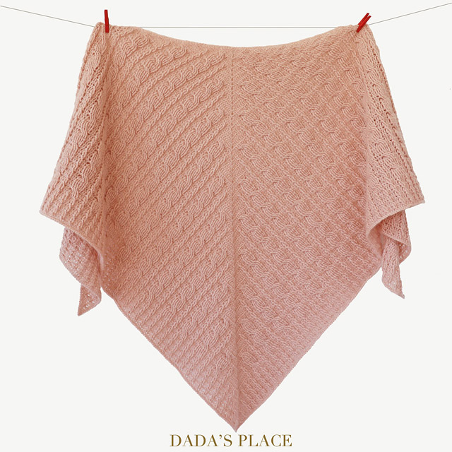 Crochet cable shawl pattern by dadas place 10