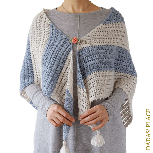 Crochet pattern Felicity Shawl by dadas place 1