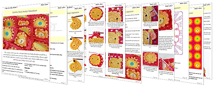 Little lion baby blanket-sheets
